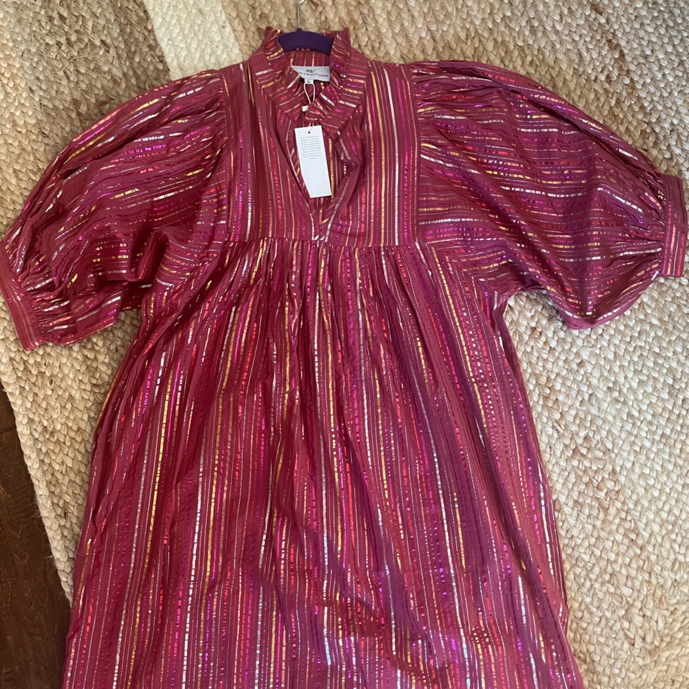 Never A Wallflower Game Day Dress Large NWT